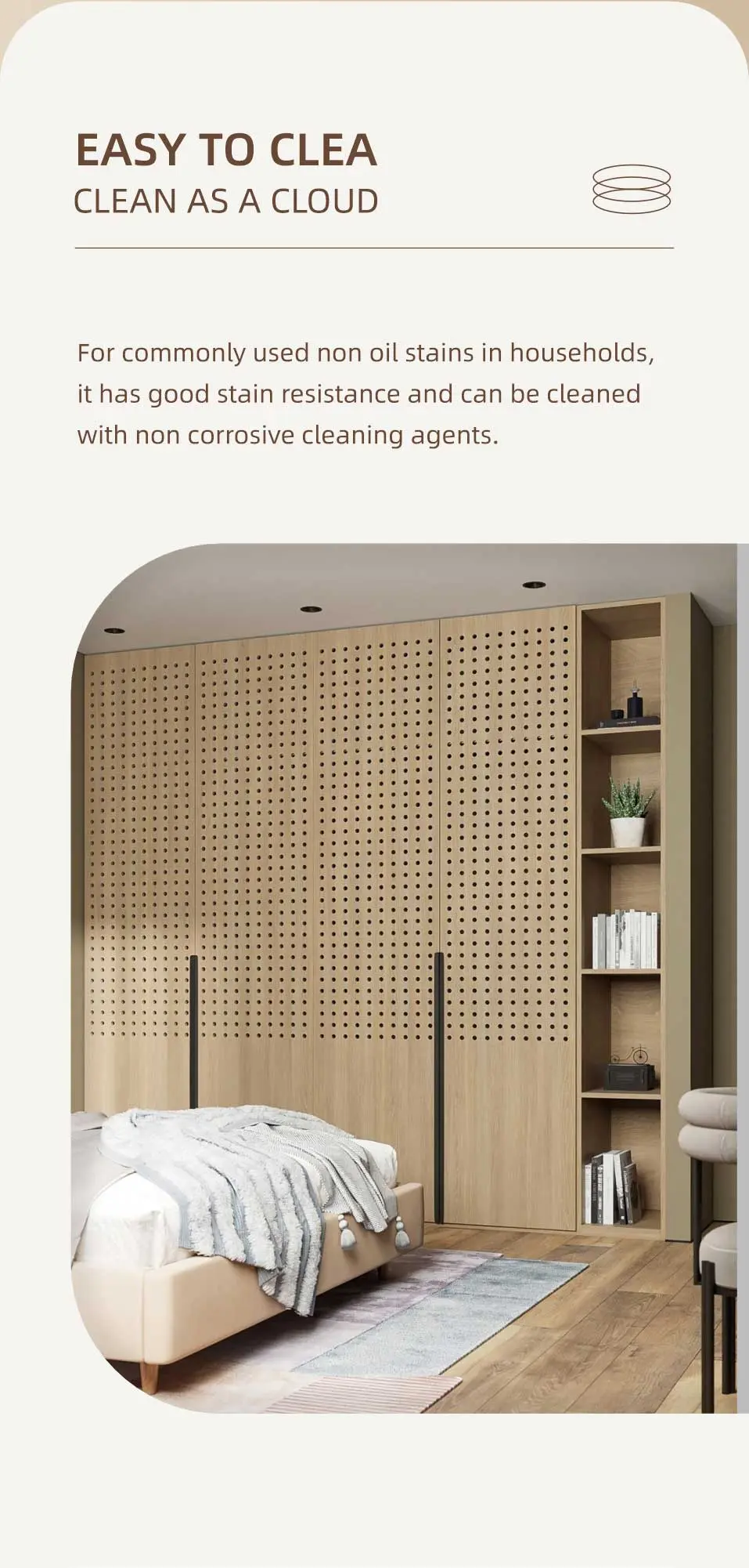 Wood Panel With Pp Film For Household Interior Wood Panel With Pp Film For Household Interior