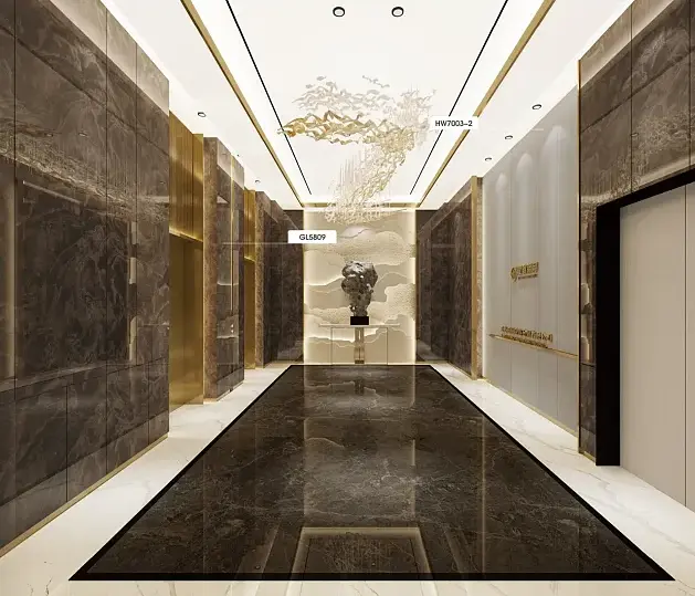 Marble tsis yus tus kheej-adhesive pvc / tsiaj zaj duab xis