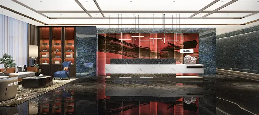 Niaj hnub tsim Marble PVC yob